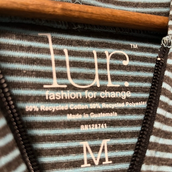 Lur, Fashion for Change, Striped Hoodie, Women’s Size Medium - Picture 9 of 11